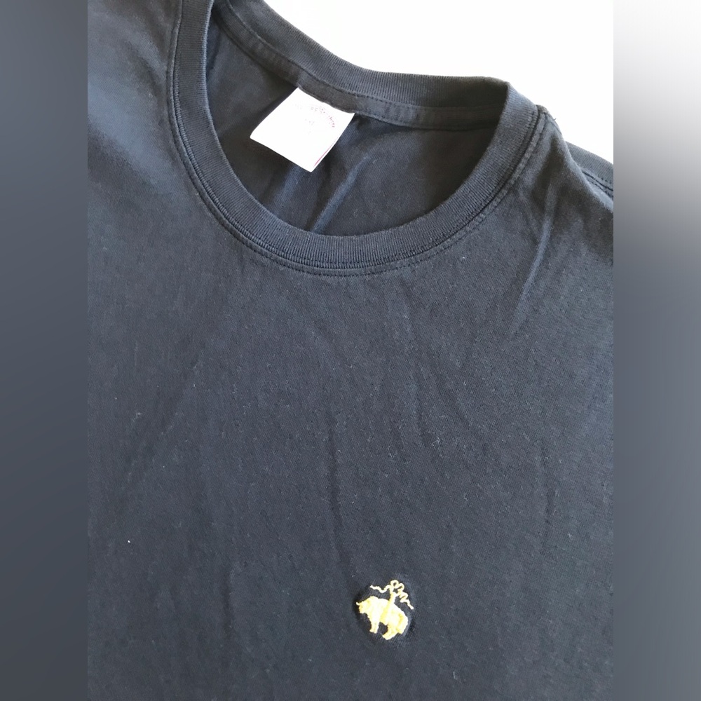 Brooks Brothers Nautical Navy Blue Crew Neck T-Shirt